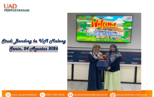 Perpustakaan UAD Studi Banding ke Universitas Muhammadiyah Malang