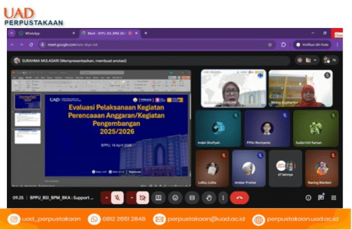 Rapat Evaluasi Pelaksanaan Kegiatan Perencanaan Anggaran/Kegiatan Pengembangan 2025/2026