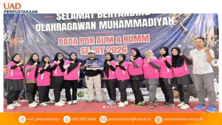 TIM Bola Voli Putri UAD Raih Juara I POR AUM & BUMM DIY 2026